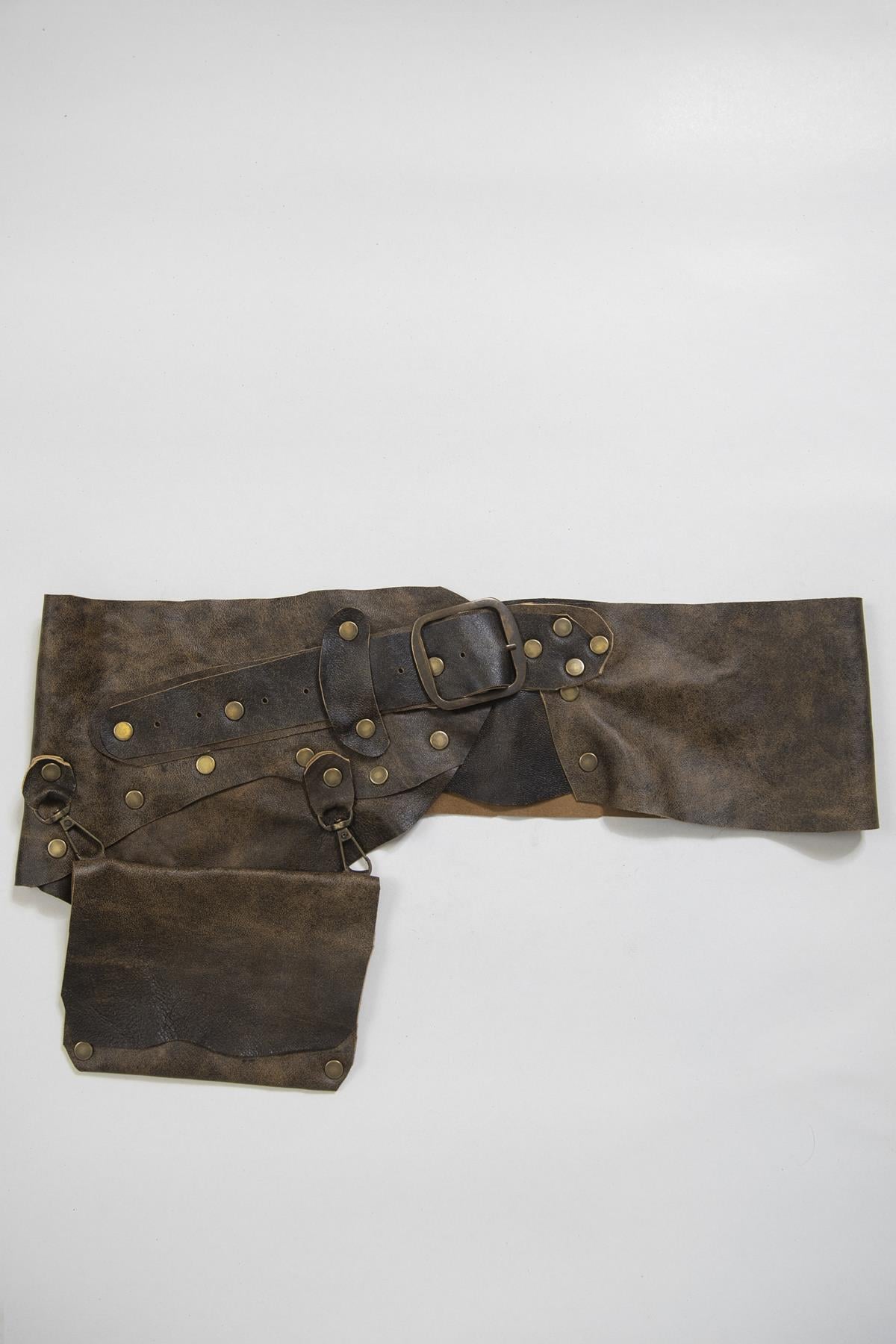 Renkli Deri Cepli Kemer