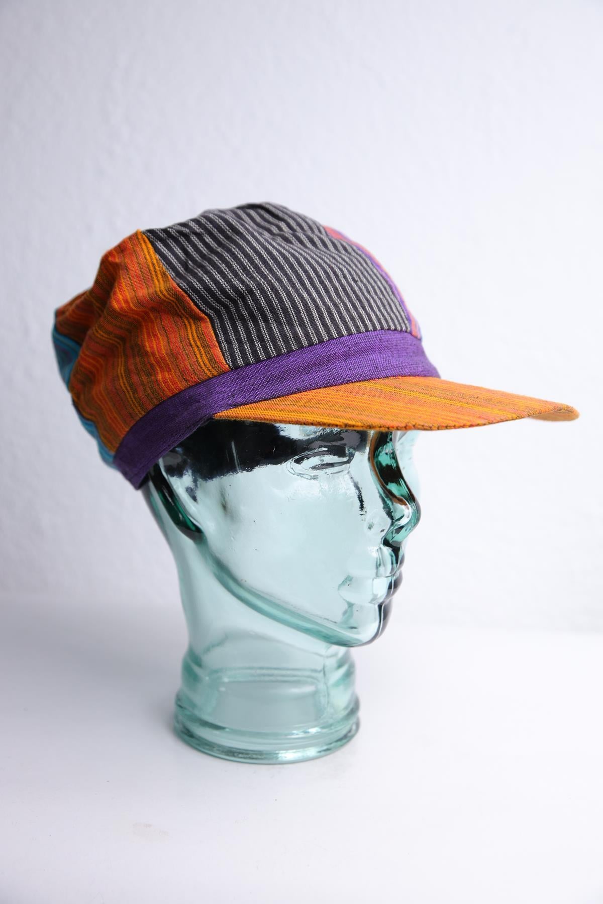  Renkli Patchwork Şapka