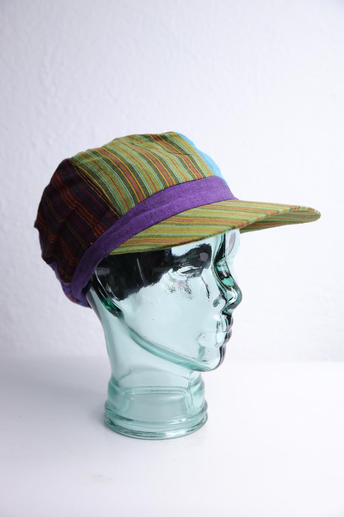  Renkli Patchwork Şapka