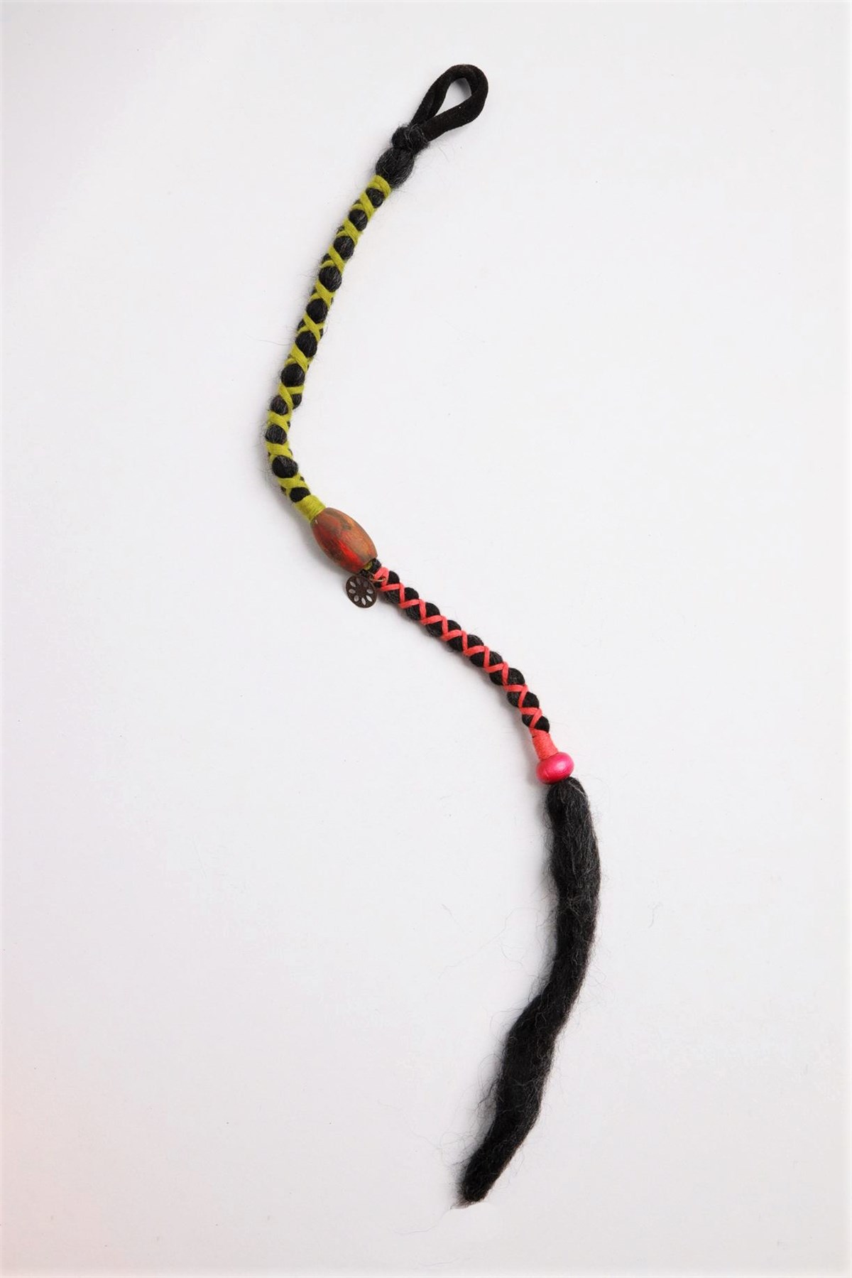  Ahşap Boncuklu Rasta Tasarım Sallantılı Toka