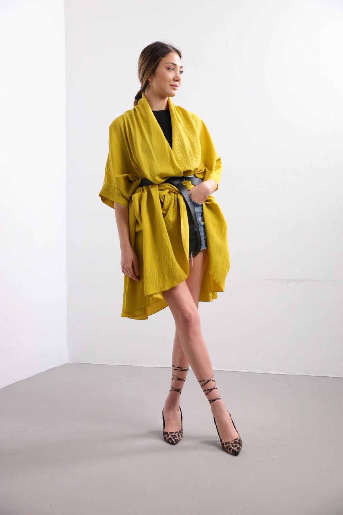 Hardal Rengi Judith Tunik - Şaman Butik - Bohem Giyim ve Aksesuar | Kadın & Erkek Hardal Rengi Judith Tunik