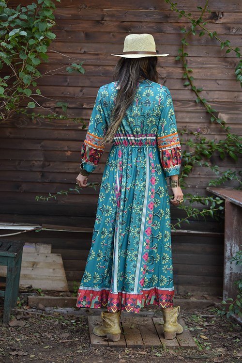 Folk Town Boho Maxi Dress