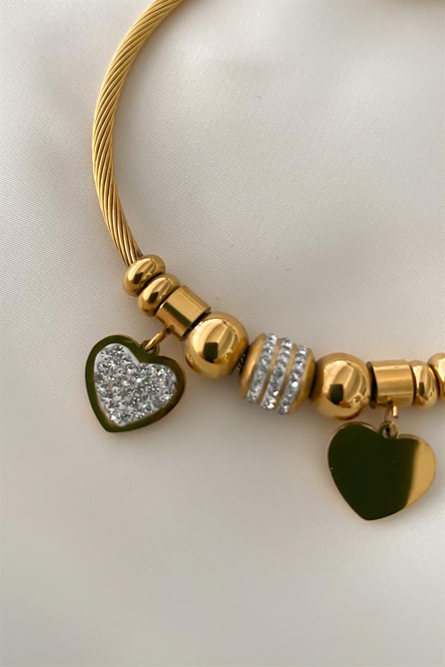 Kalpli Pandora Kelepçe Gold