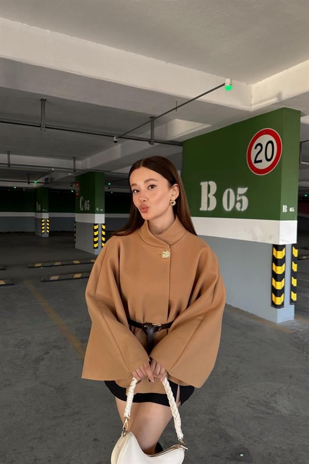 Kaşe Butterfly Panço Taba