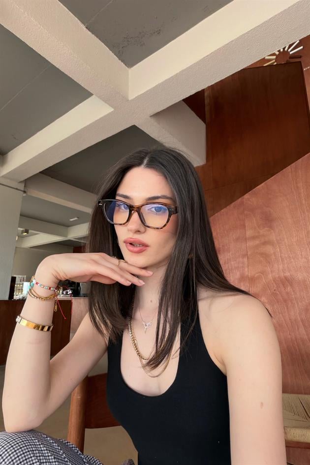 Dıanna Blue Block LEOPAR DESEN