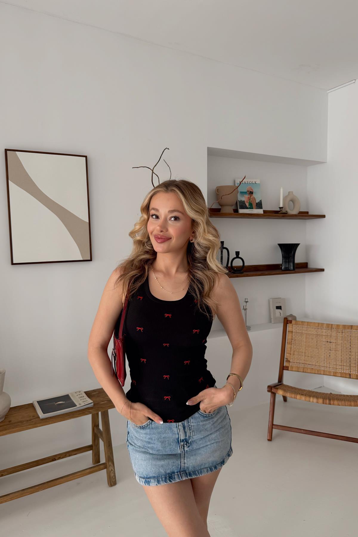 Fiyonk Nakış Atlet Siyah