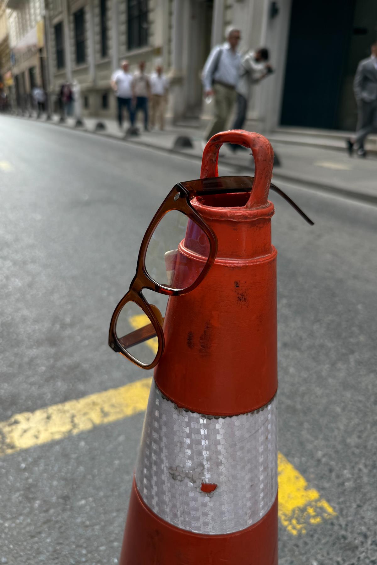 Modern Degrade Gözlük Açık Kahve