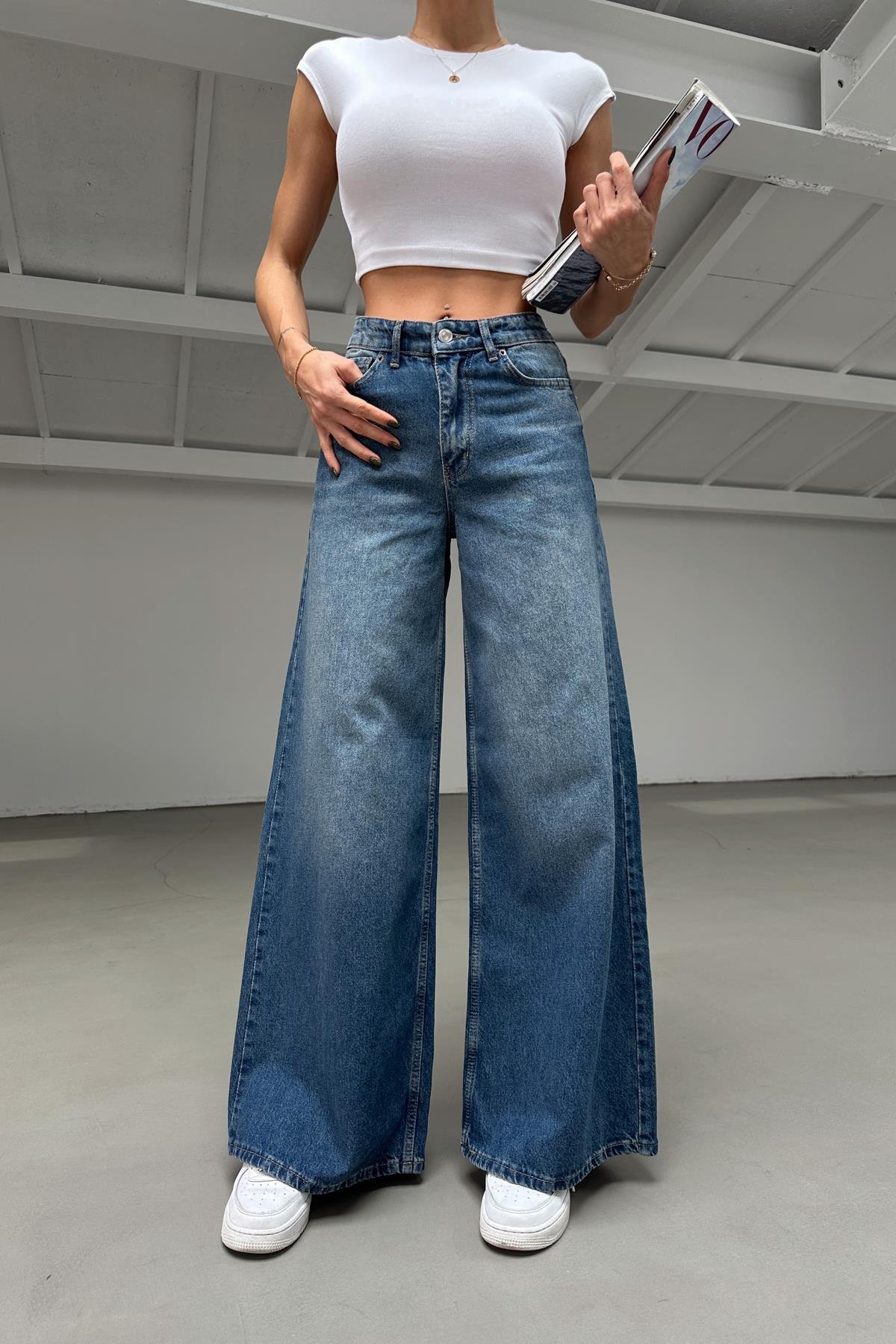 Street Baggy Jean Mavi