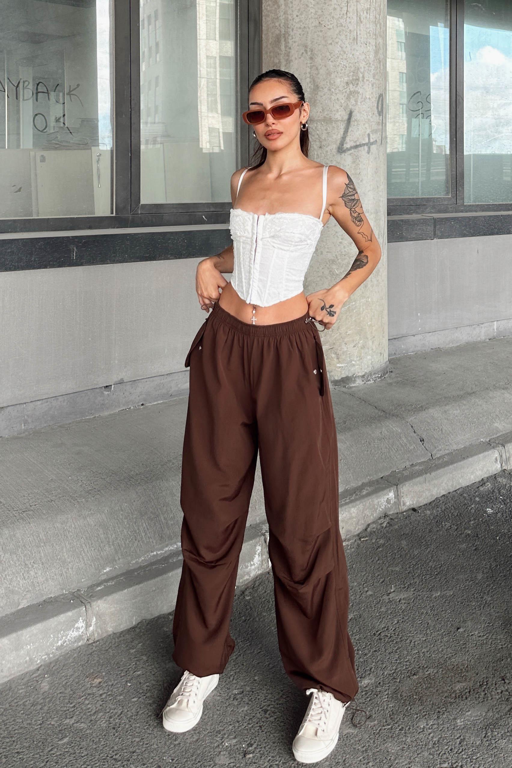 Jogger Trend Pantolon Kahve