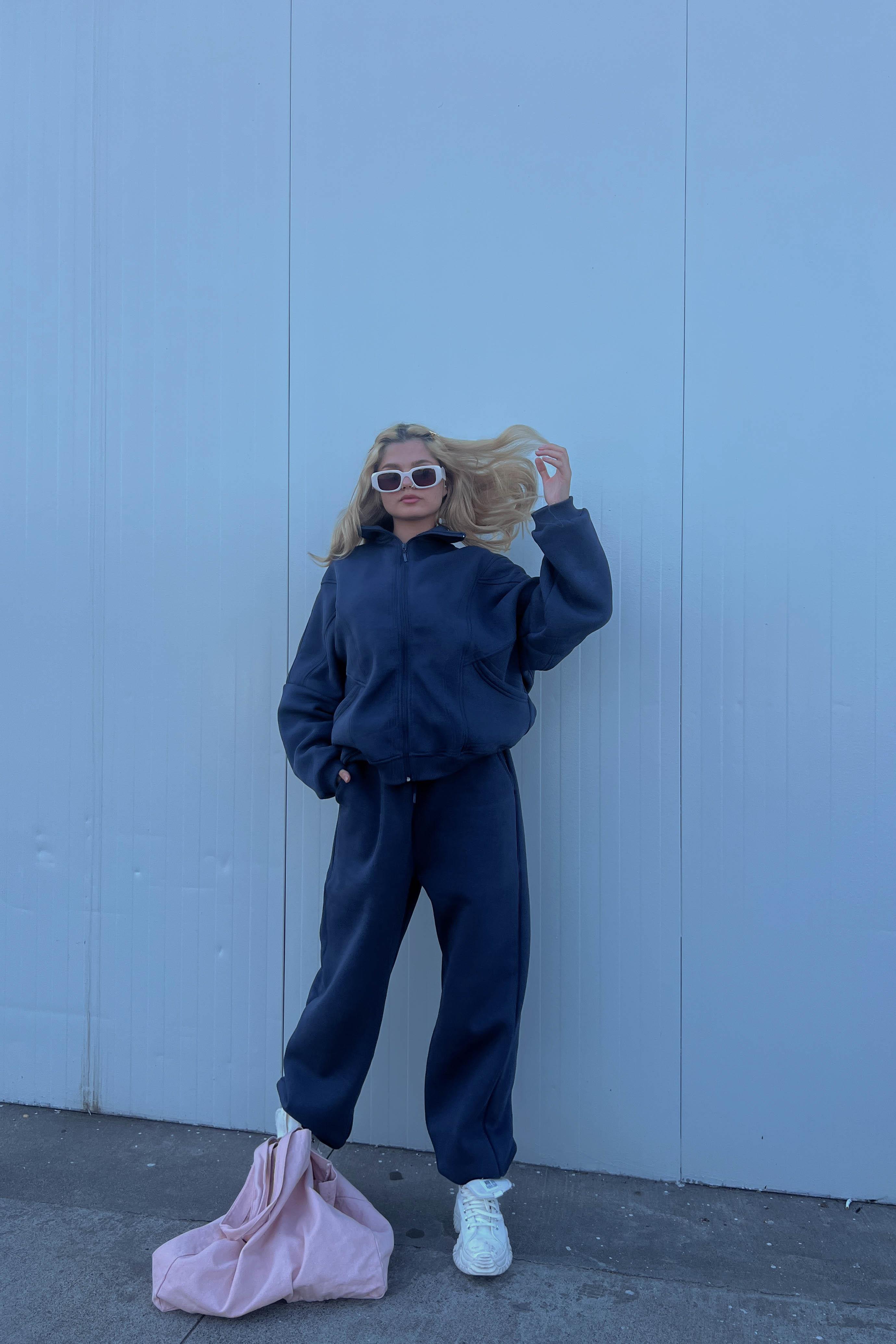 Kolu Parçalı Eşofman Takım Antrasit