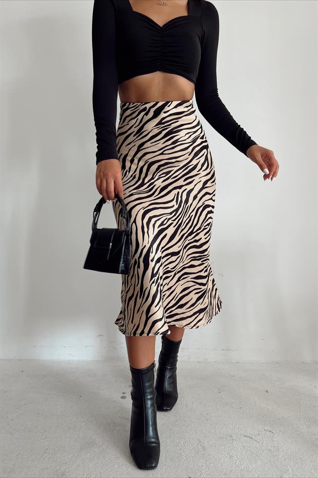 Leopard Saten Etek - My Love Butik | Modadaki Göz Alıcı Şıklık