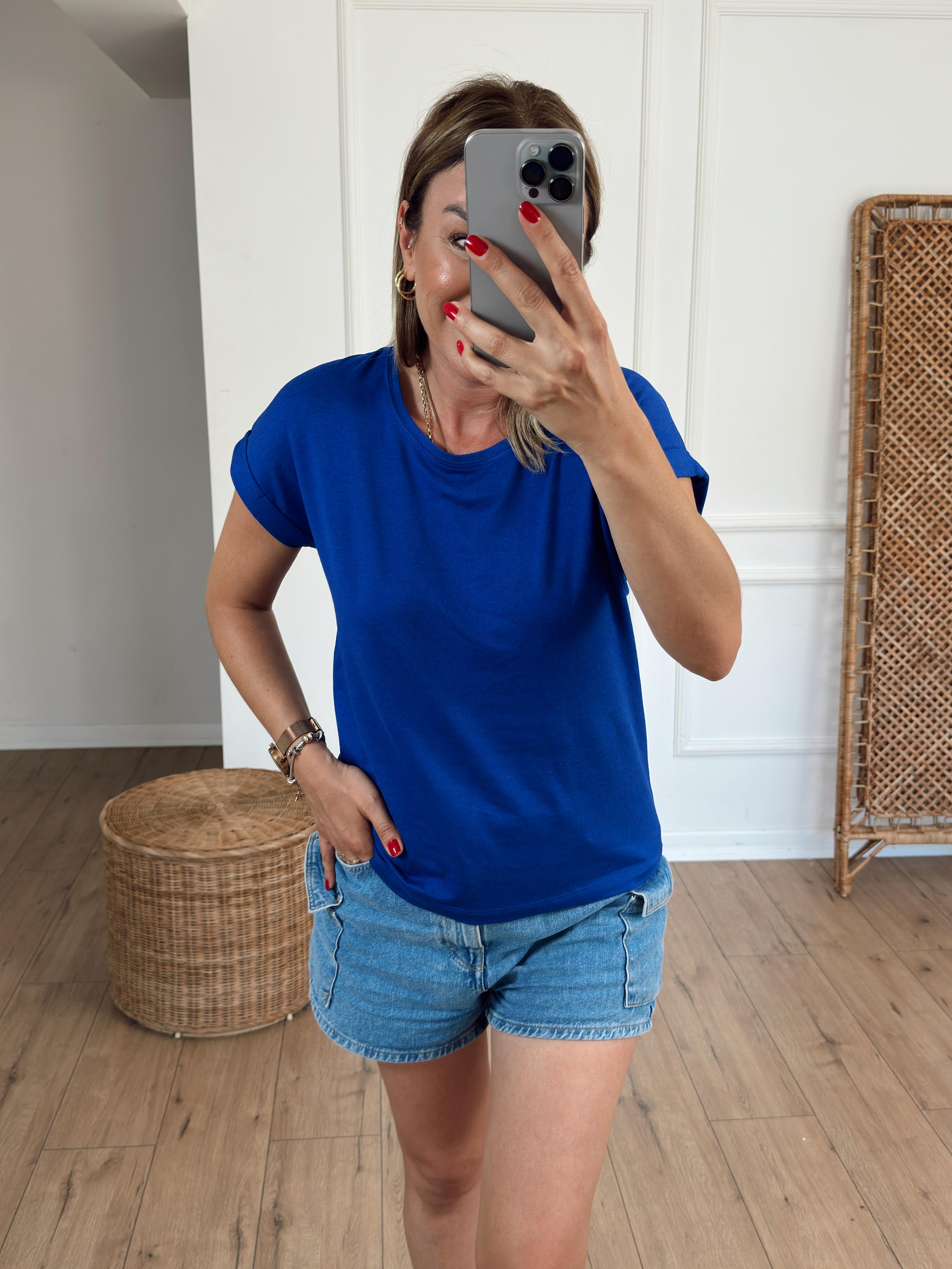 Bisiklet Yaka Kolsuz Tshirt SAKS