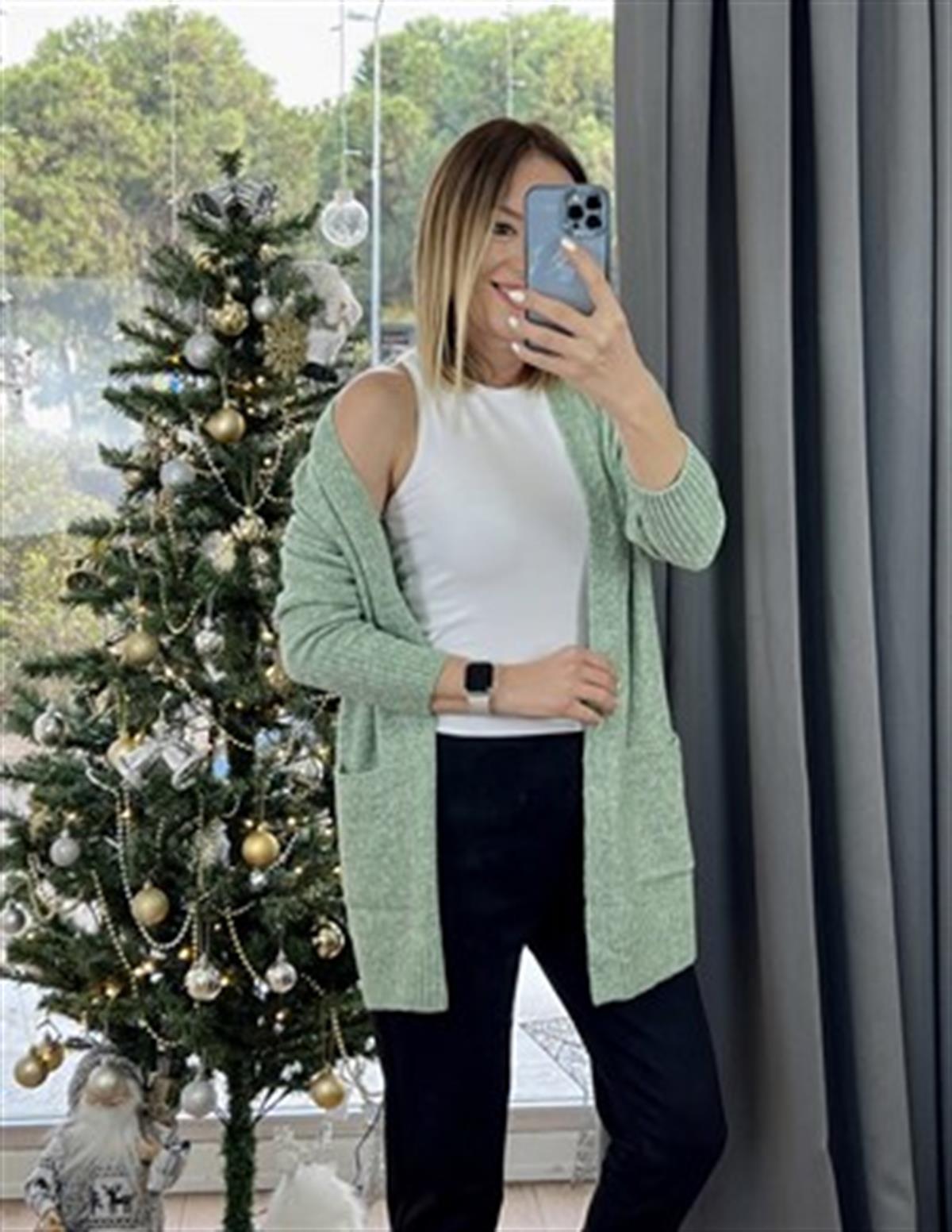 CEPLİ BASİC HIRKA YEŞİL