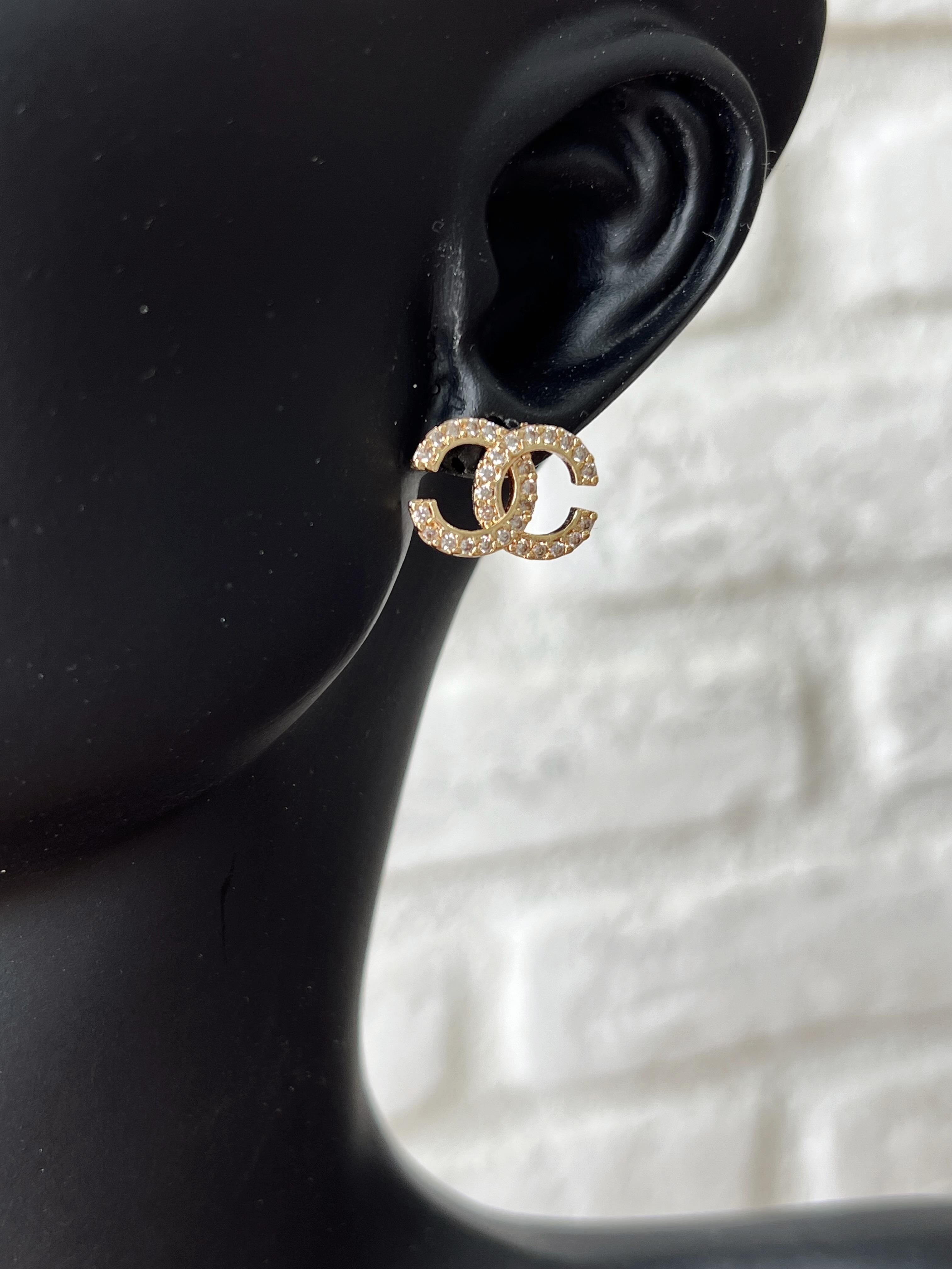 Chanel Tasarım Küpe GOLD