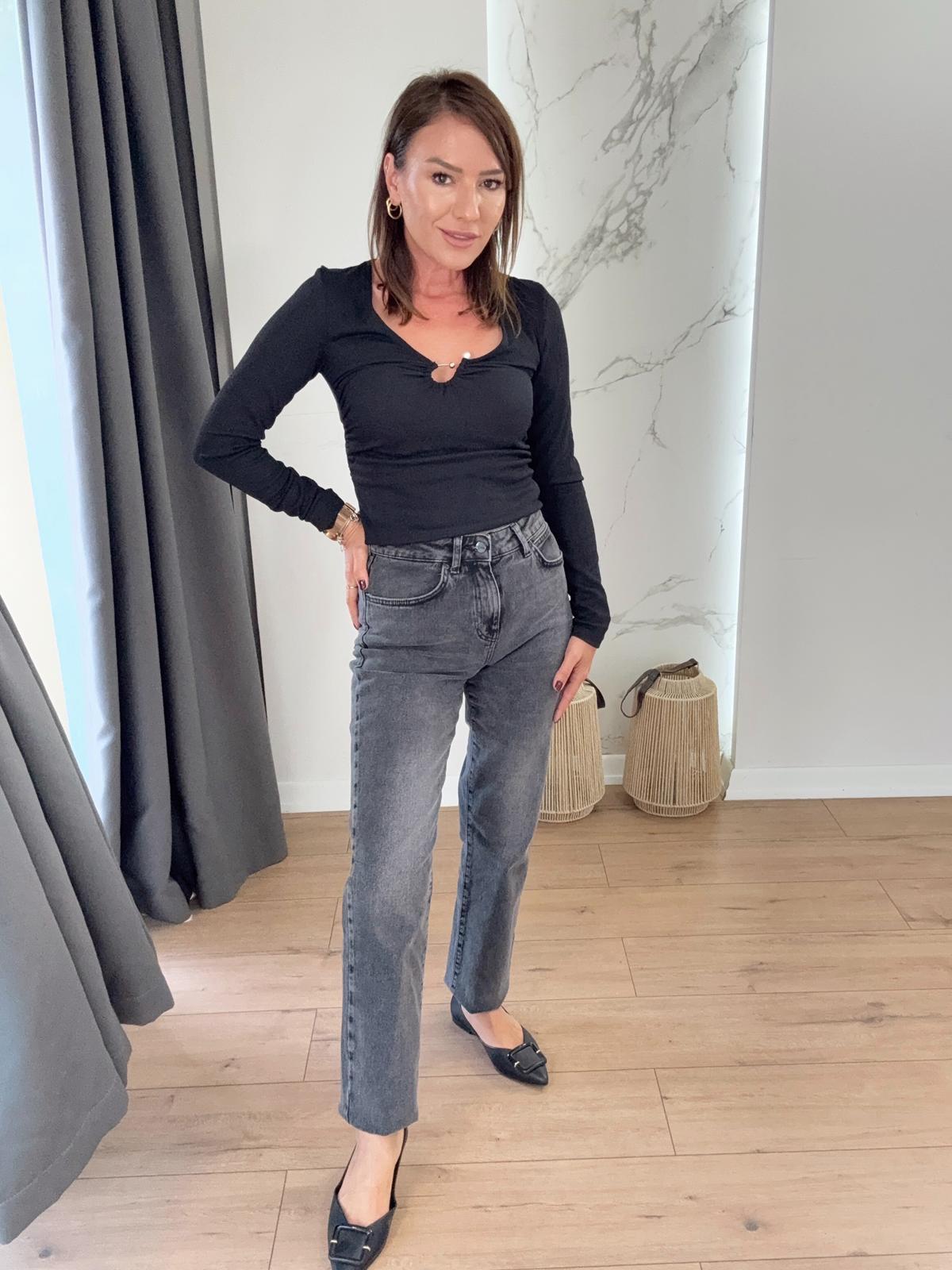 Fit Düz Kesim Normal Bel Jean ANTRASİT