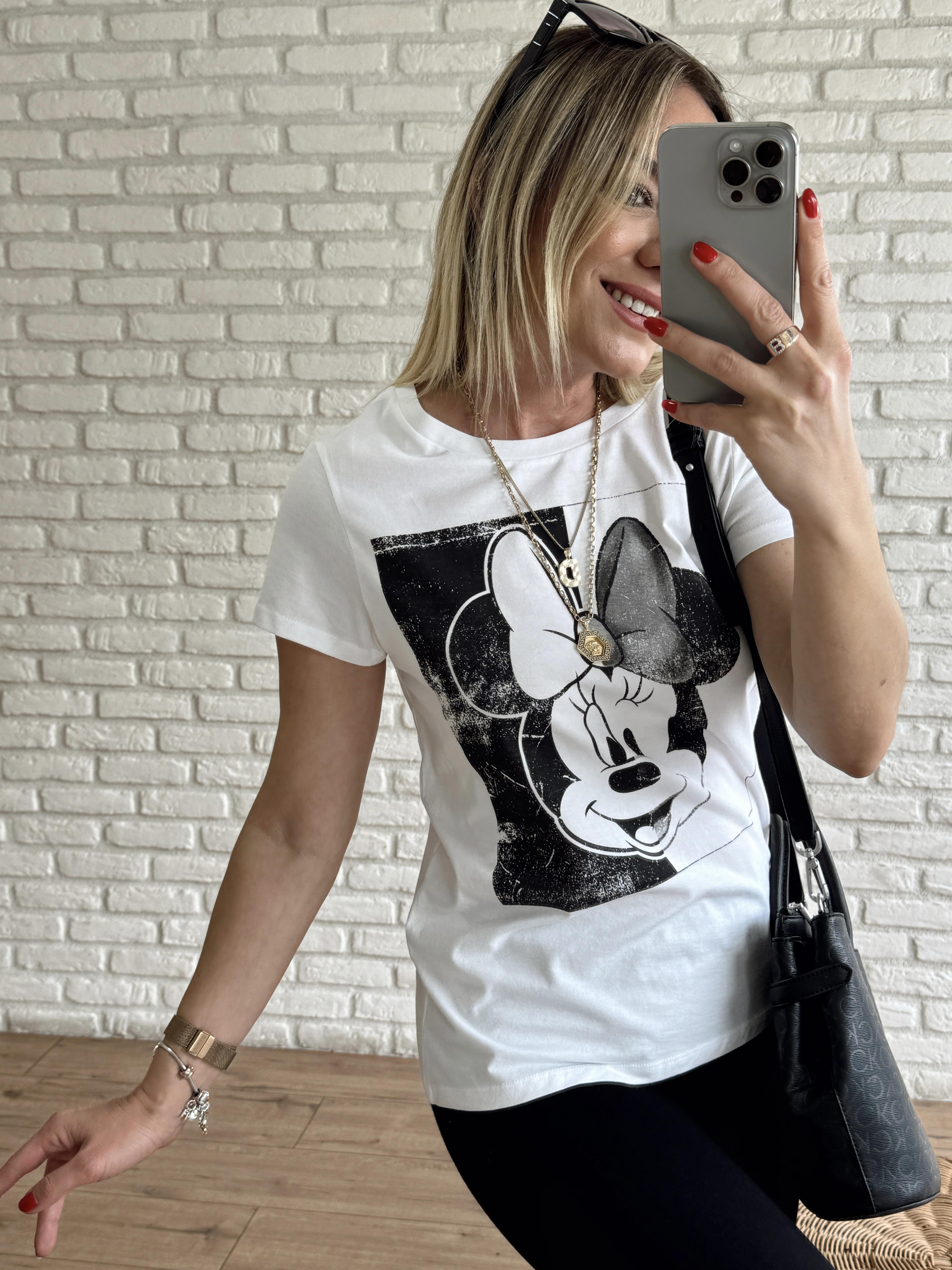 Orj Marka Baskılı Tshirt BEYAZ