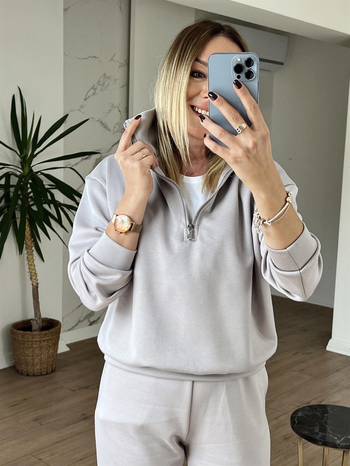 Orj Marka Modal Takım GRİ