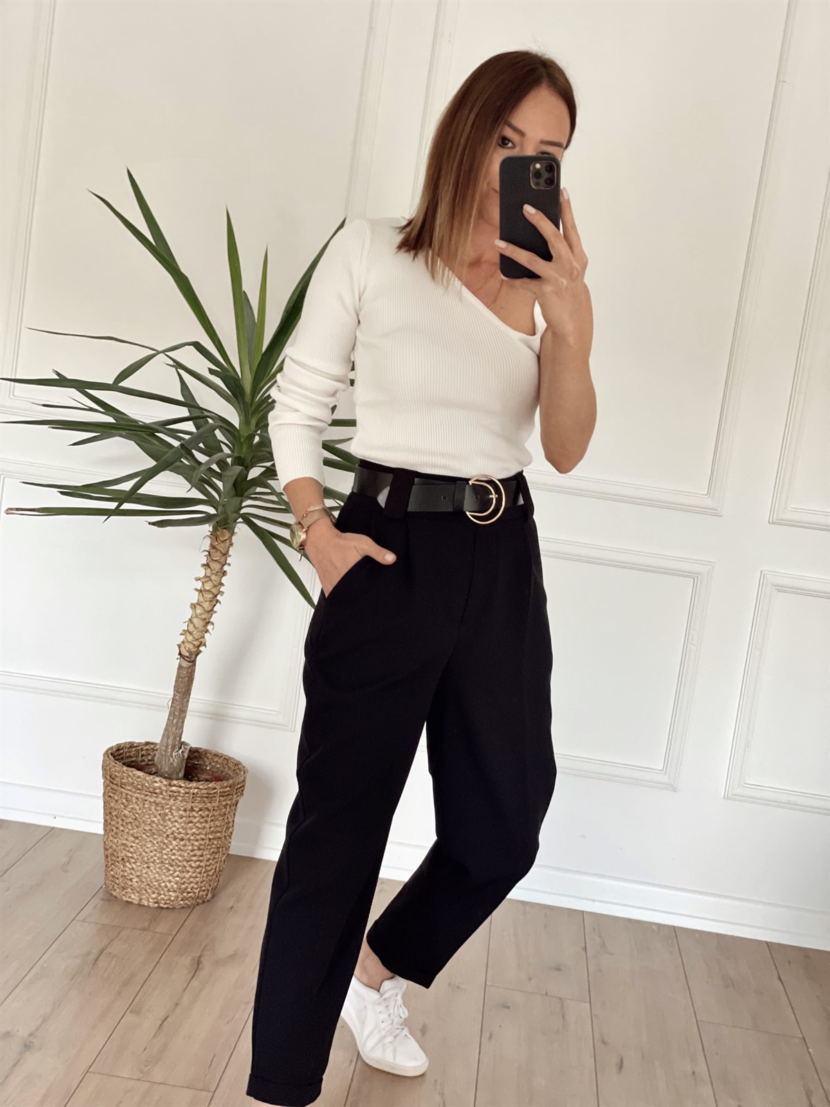 Atlas Duble Paça Pantolon Siyah