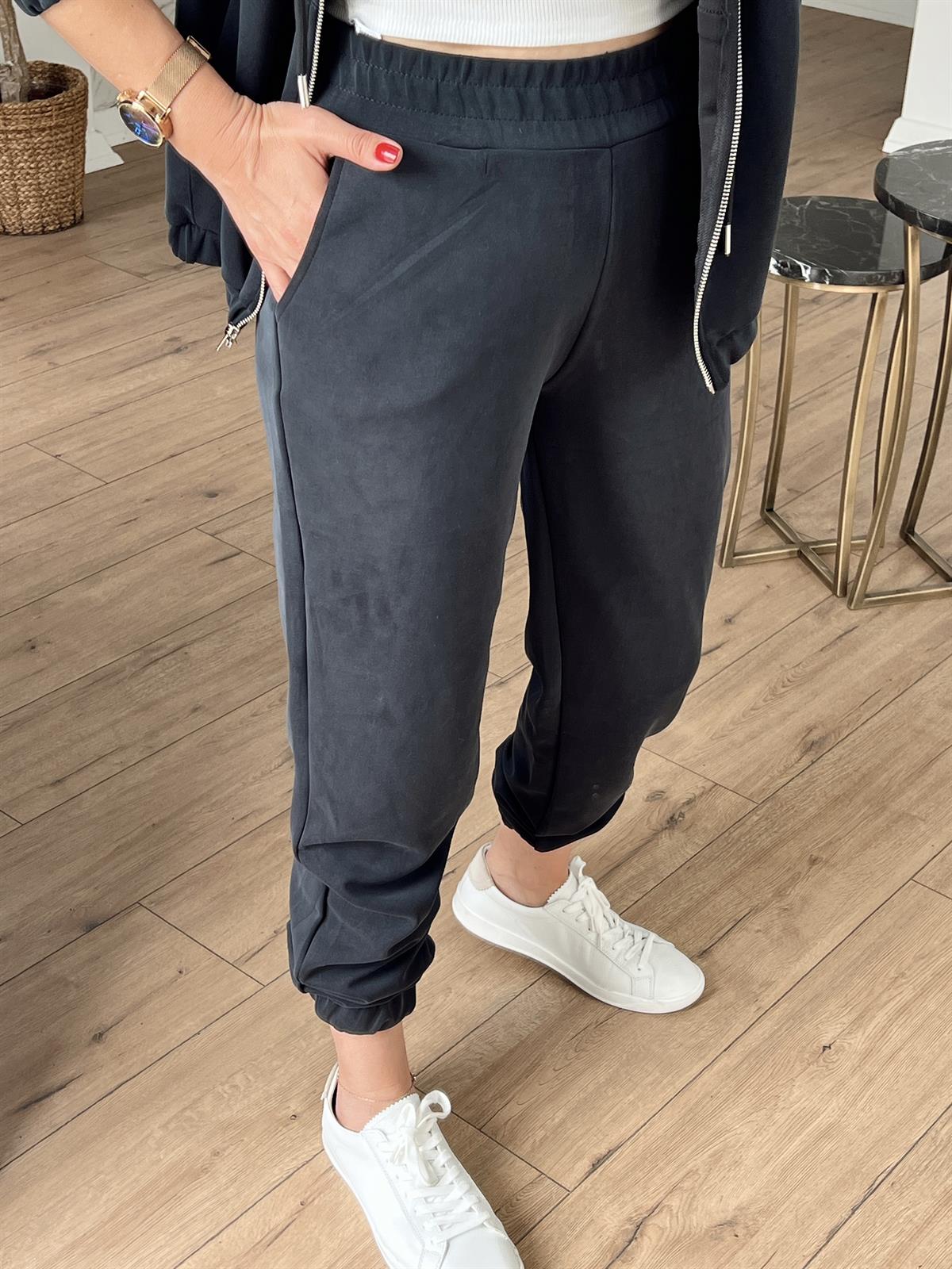 Beli Lastikli Jogger Eşofman Altı ANTRESİT
