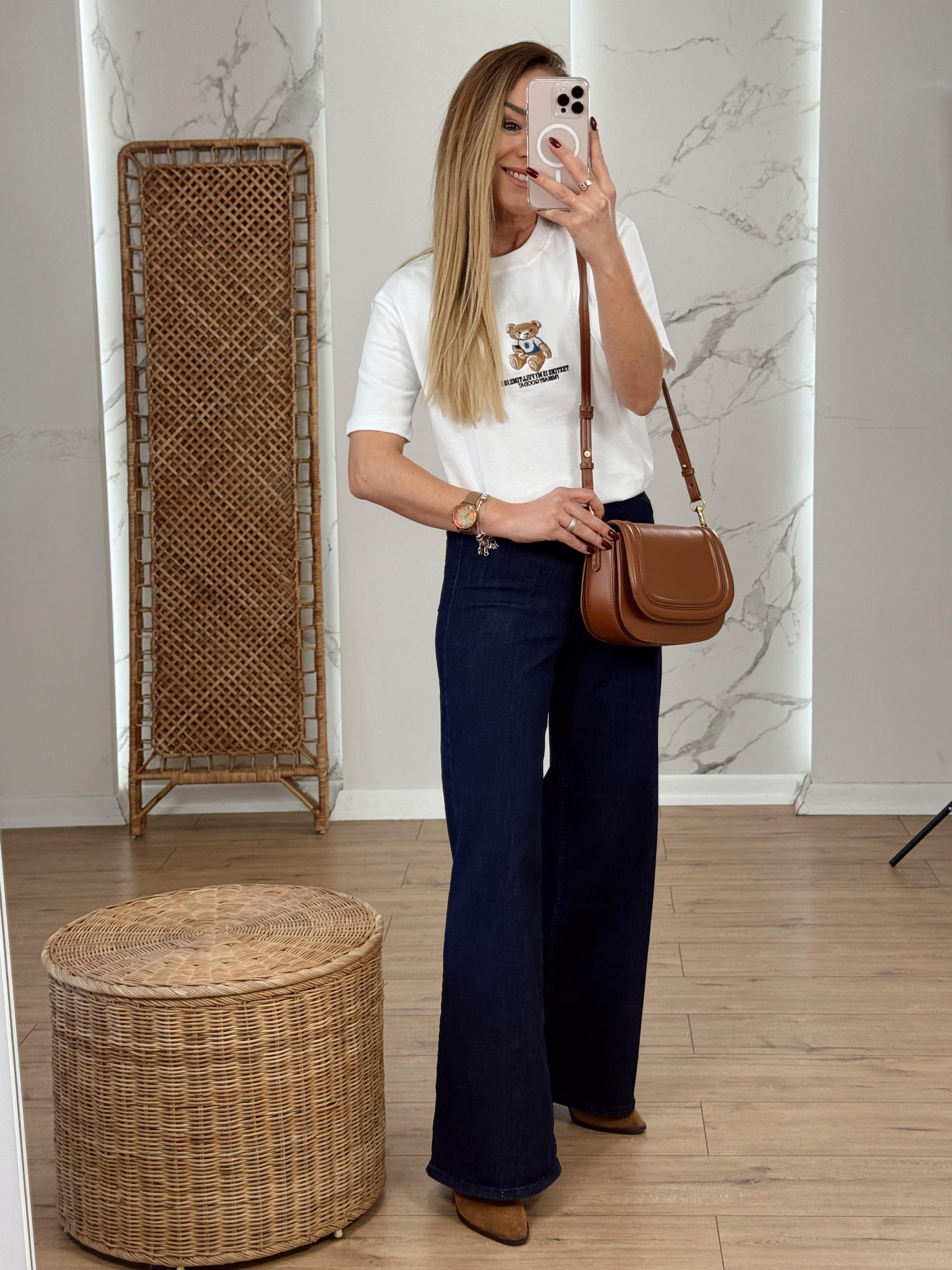 Beli Lastikli Palazzo Jean LACİVERT