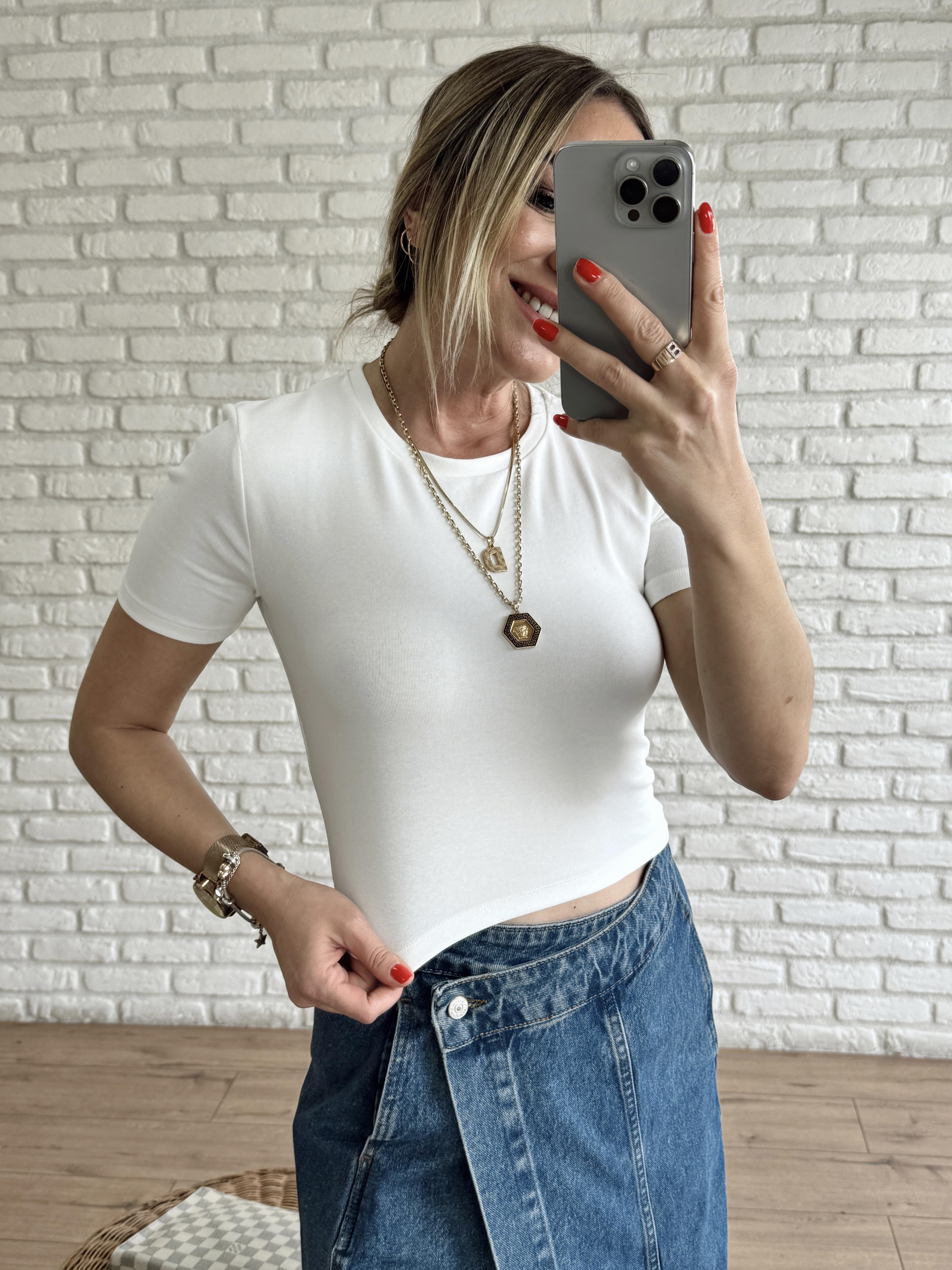 Crop Tshirt EKRU