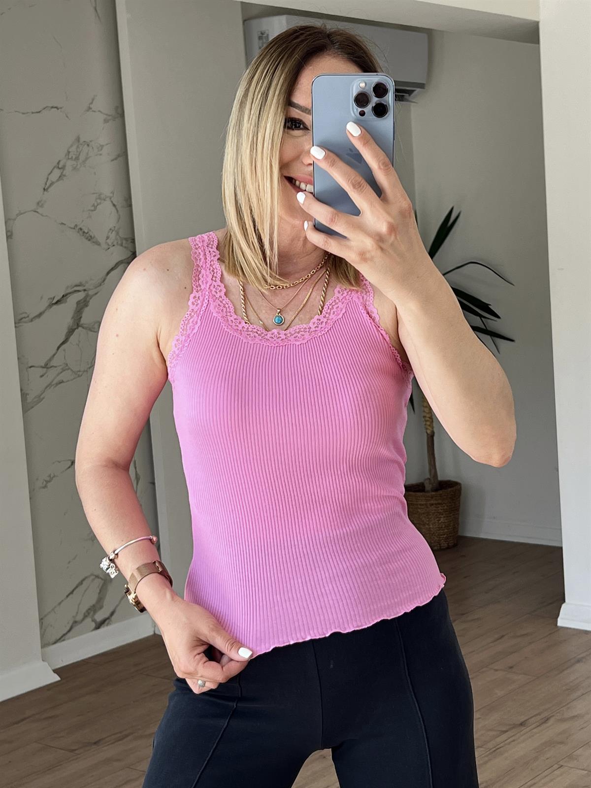 Dantelli Atlet PEMBE