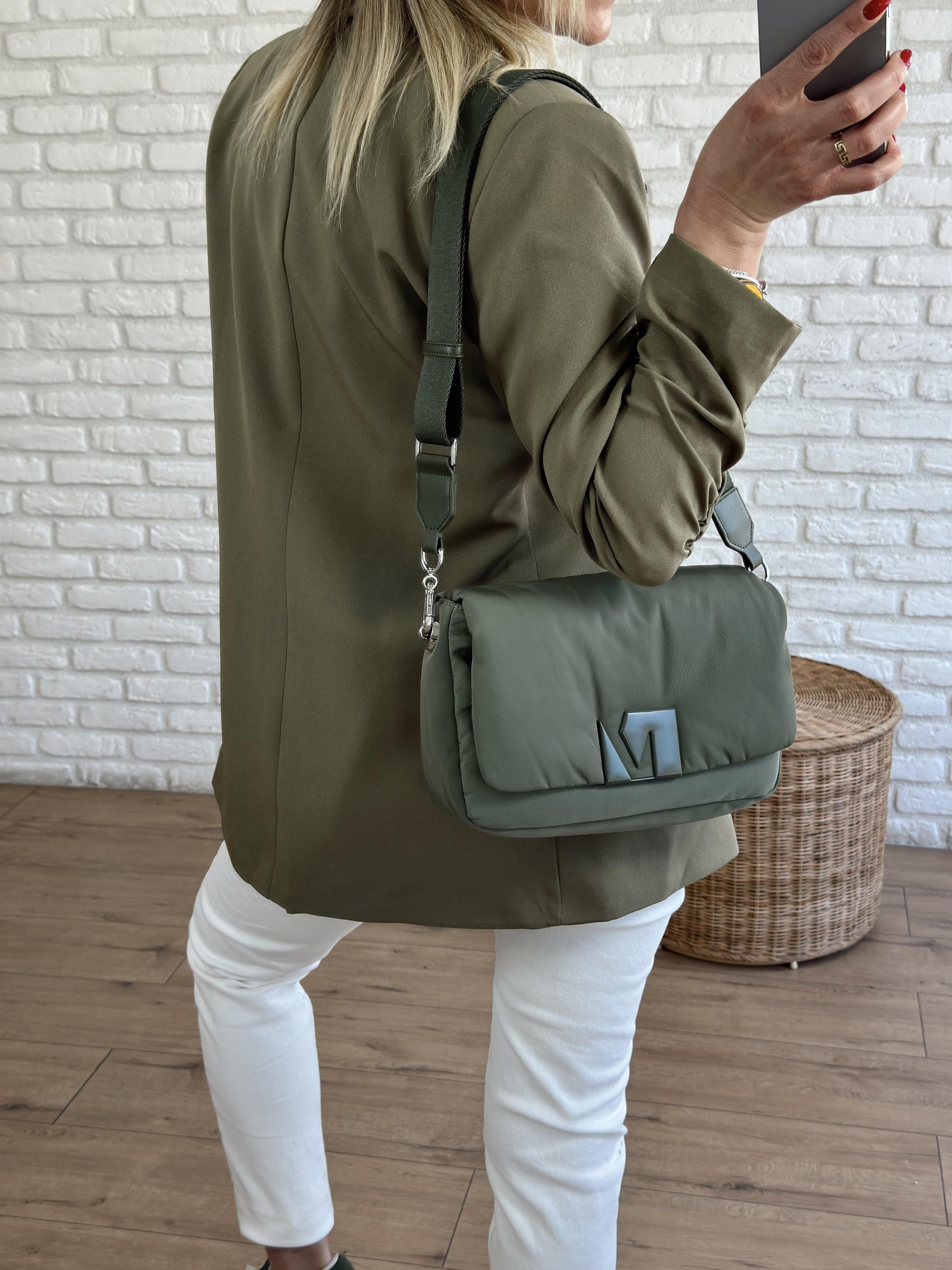 Kolu Büzgülü Blazer Ceket HAKİ