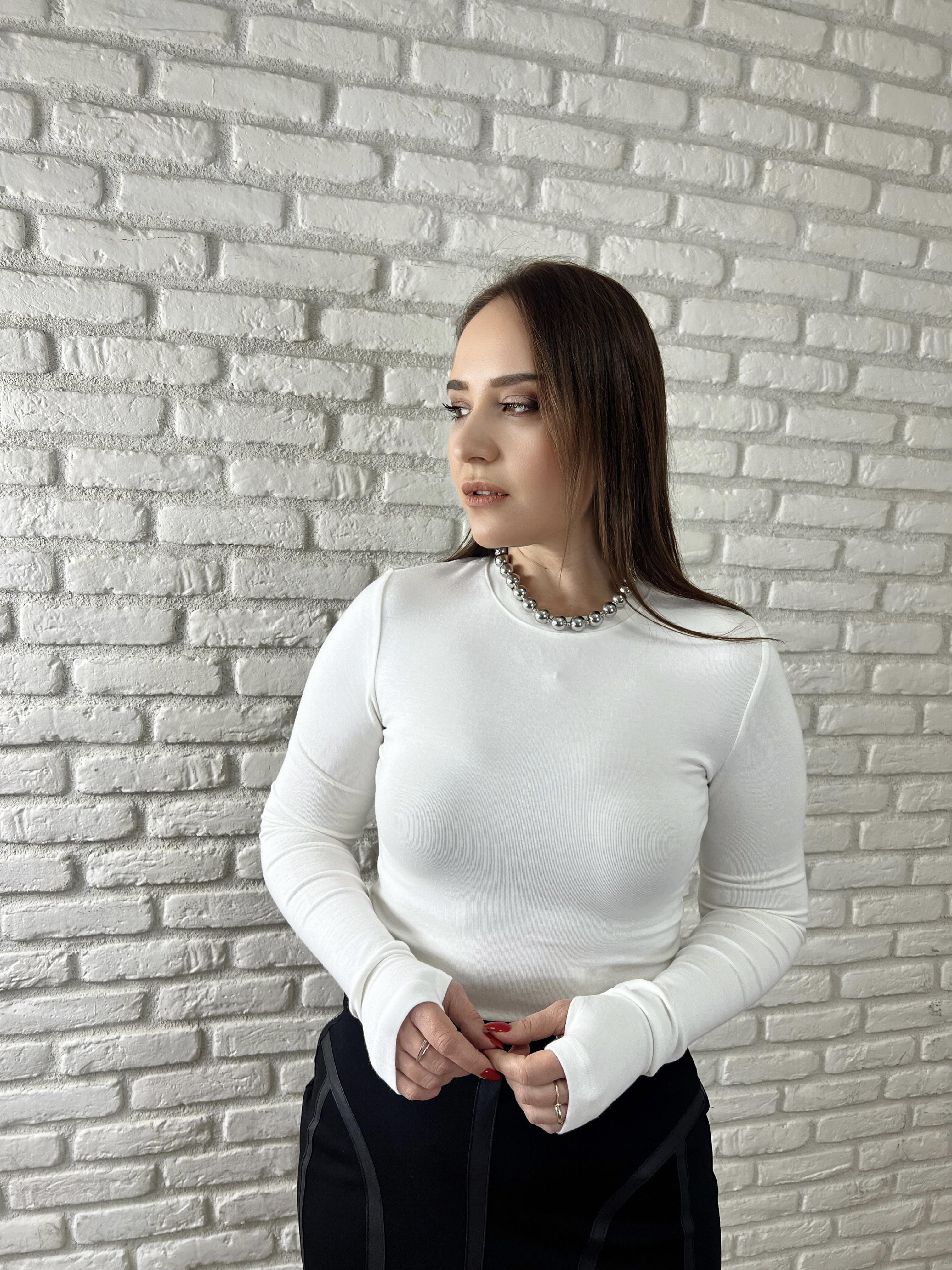 Kolu Yırtmaçlı Bluz EKRU