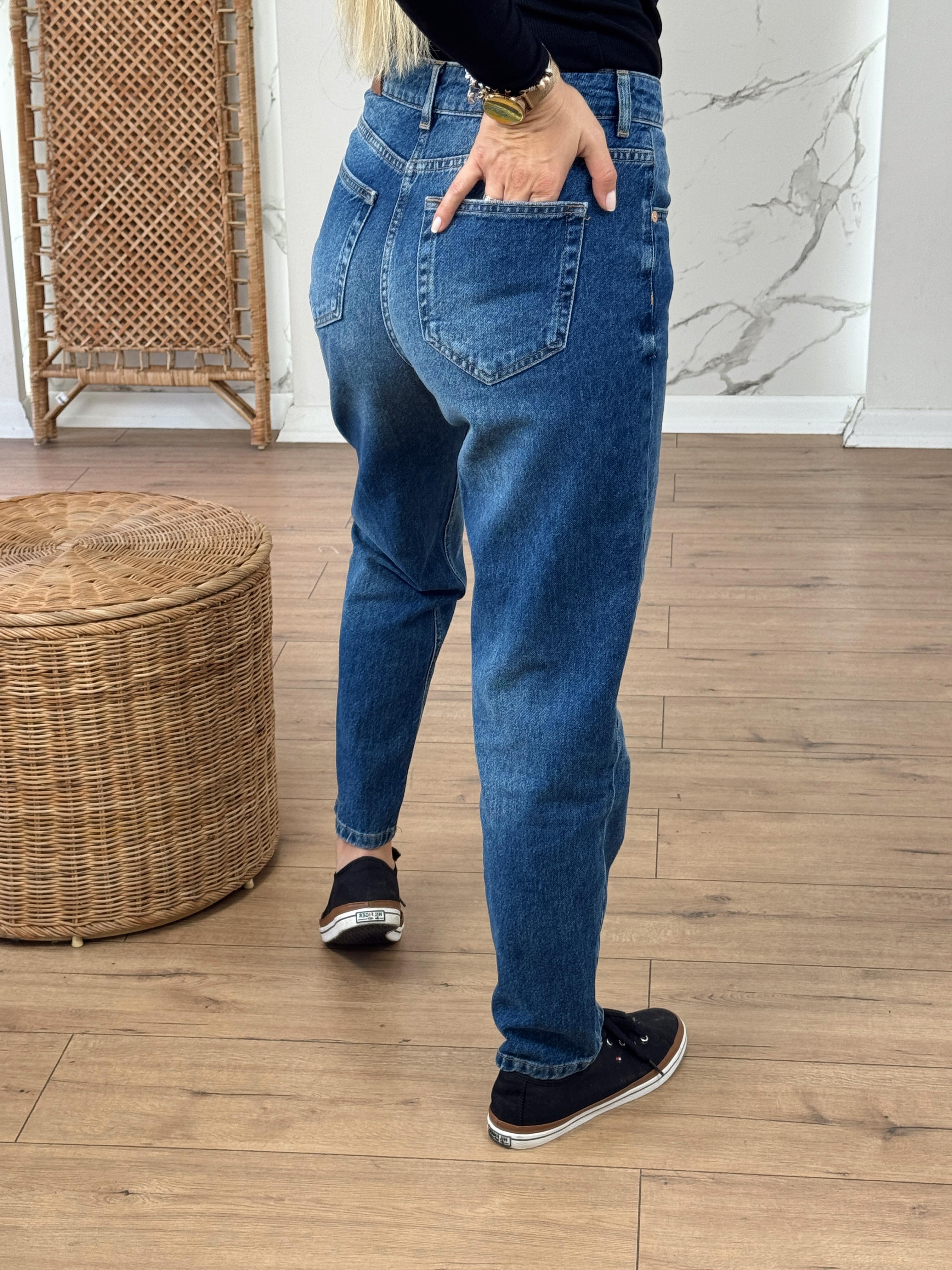Mom Fit Jean AÇIK MAVİ