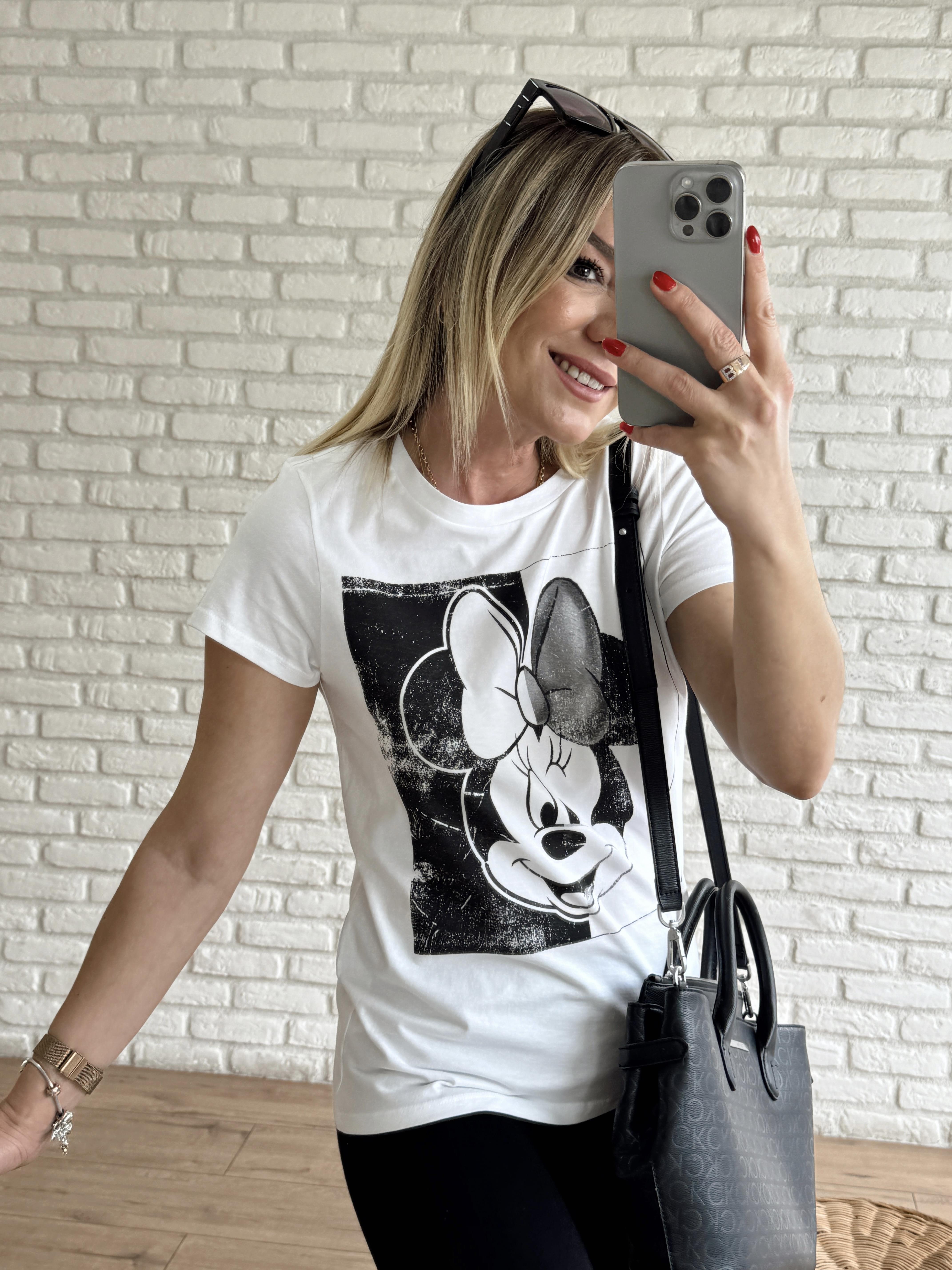 Orj Marka Baskılı Tshirt BEYAZ