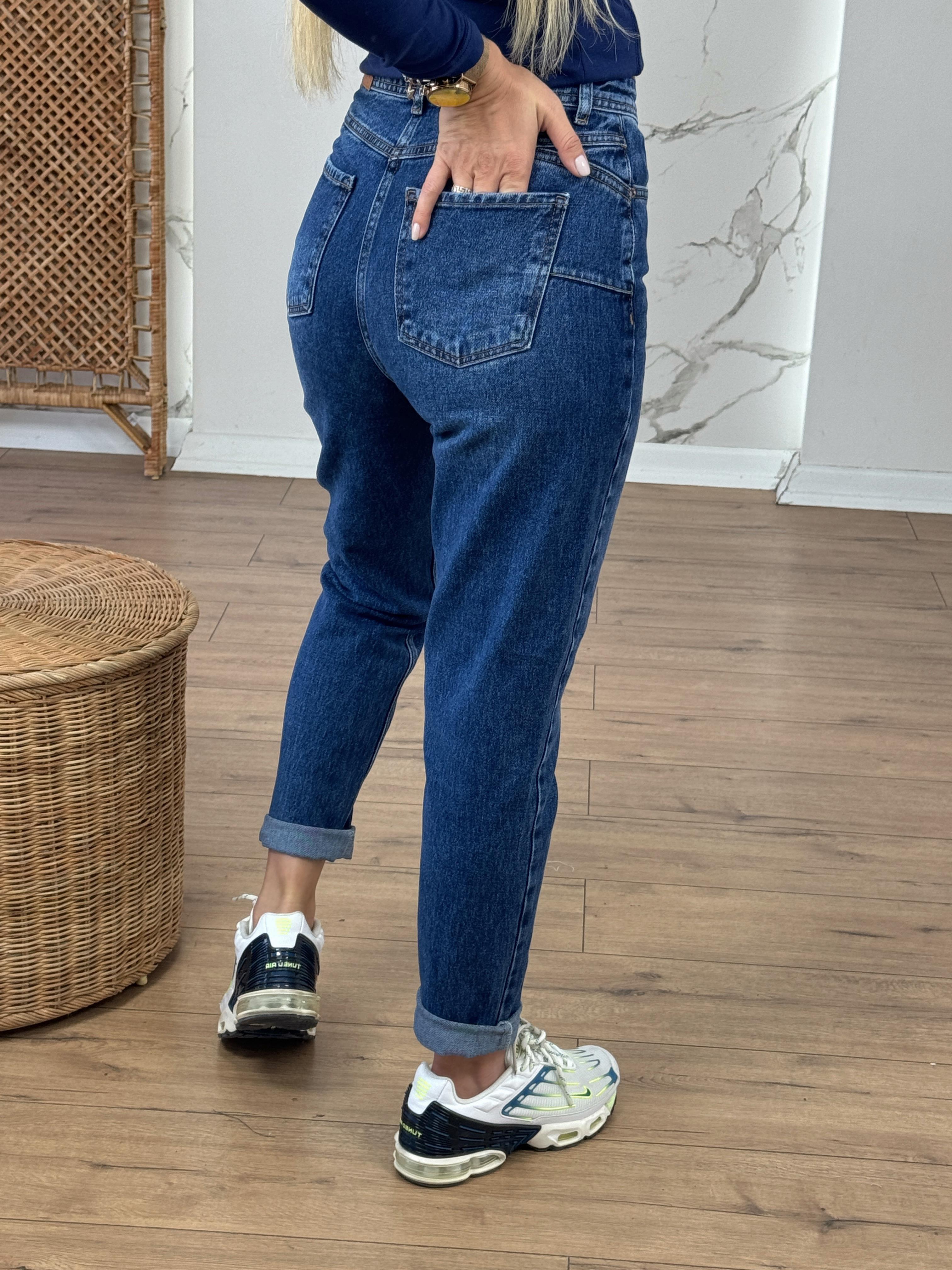 Push Up Fit Jean MAVİ