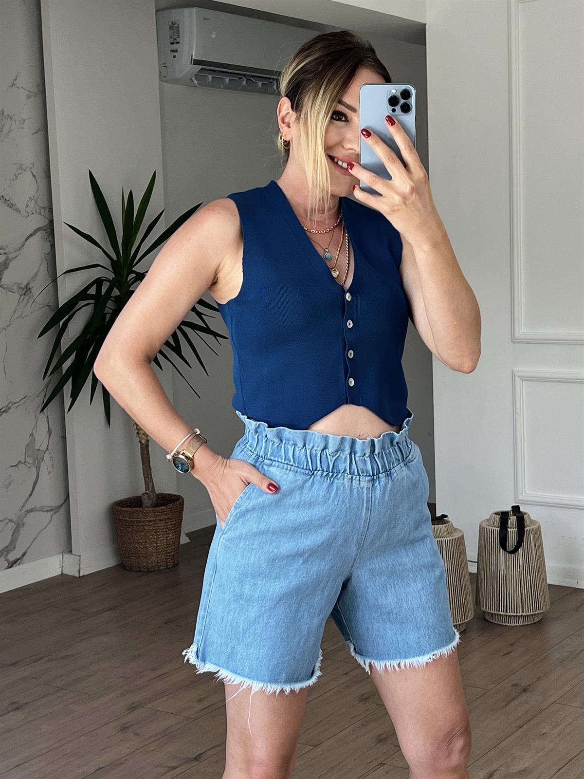 Triko Yelek LACİVERT