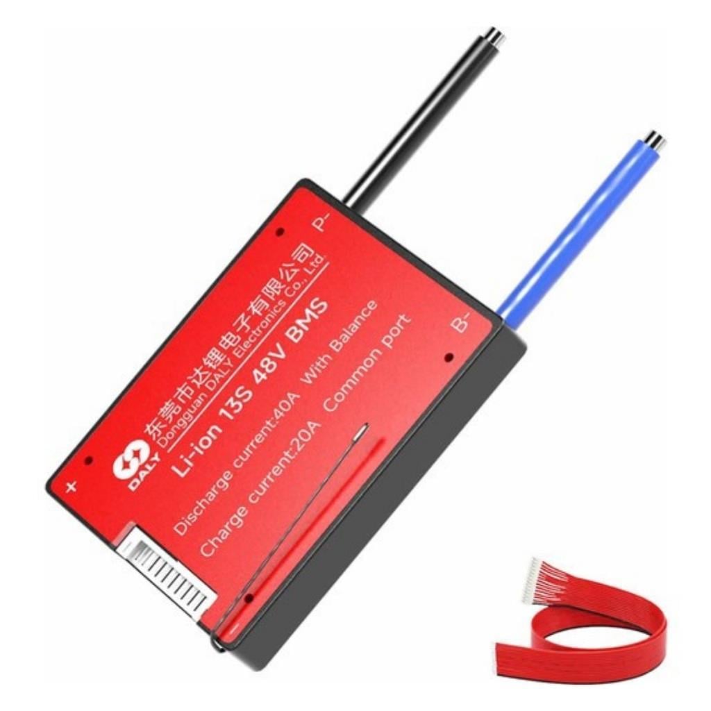 DALY BMS Li-ion 13S 48V 40A Balanslı Ortak Port