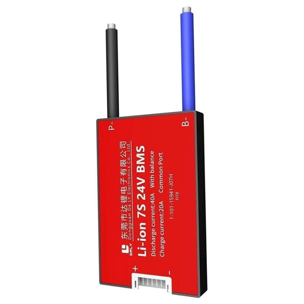 DALY BMS Li-ion 7S 24V 40A Balanslı Ortak Port
