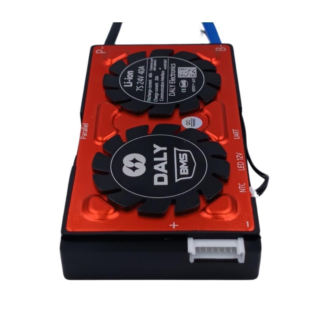 Daly BMS Li-ion 7S 24V 40A Balanslı - Ortak Port