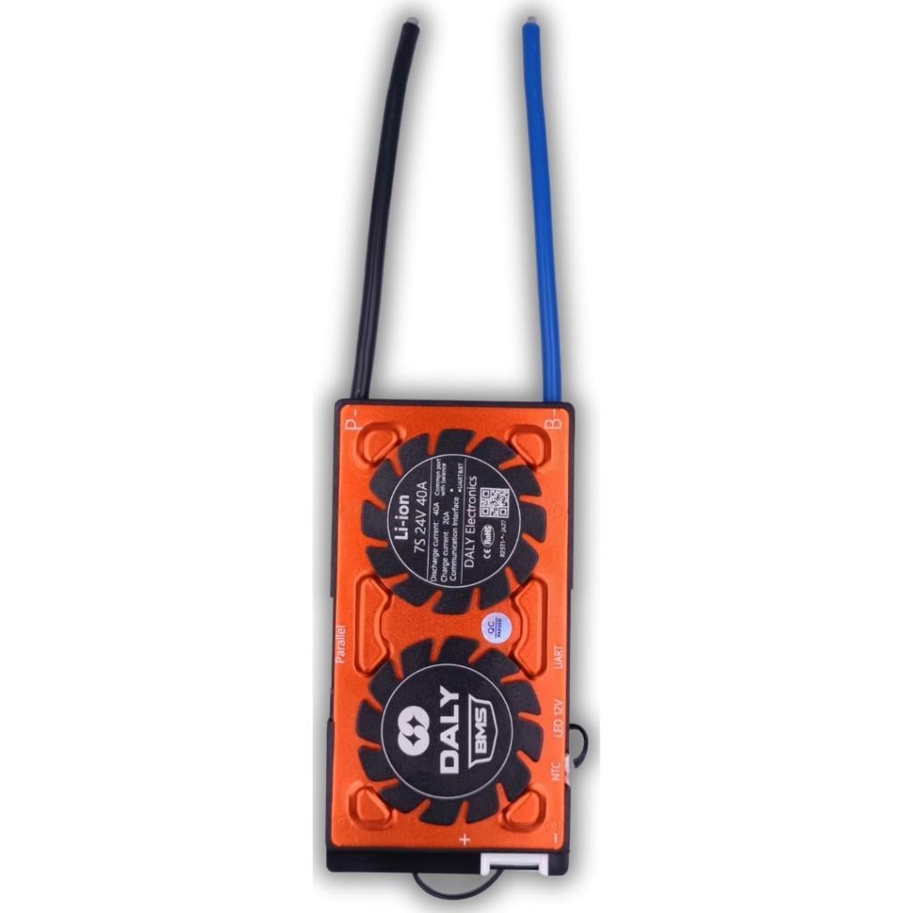 Daly BMS Li-ion 7S 24V 40A Balanslı - Ortak Port