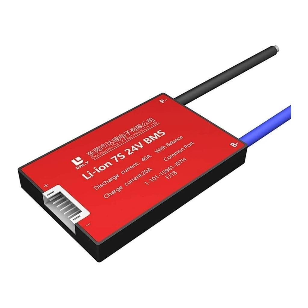 DALY BMS Li-ion 7S 24V 40A Balanslı Ortak Port