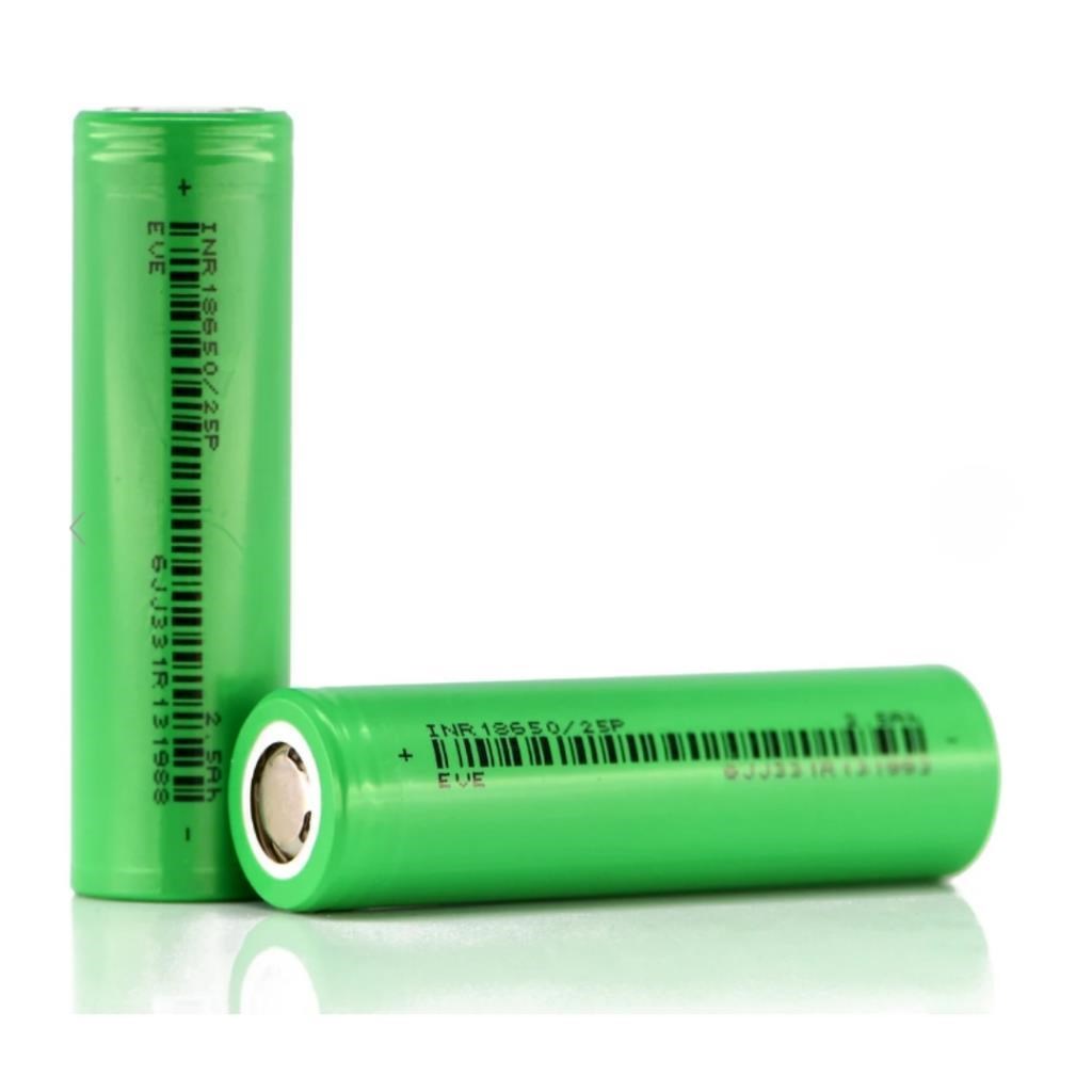 EVE INR18650 3.7V 2500mAh 12C Li-Ion Şarj Edilebilir Pil