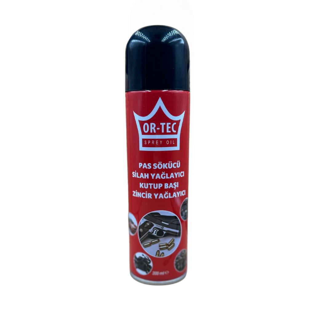OR-TEC Pas Sökücü, Yağlayıcı ve Koruyucu Sprey 200 ml