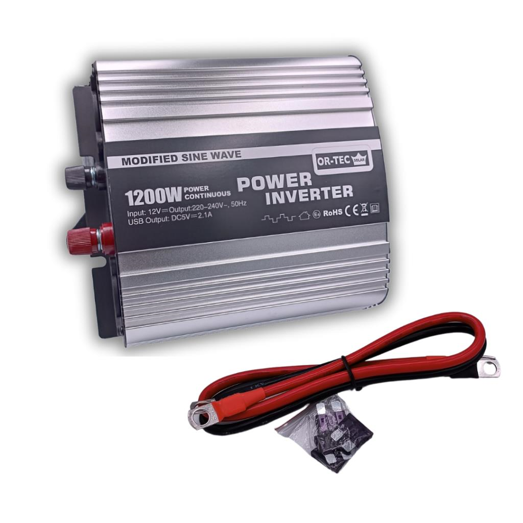 Or-Tec Solar 12v 1200W Modifiye Sinüs İnverter