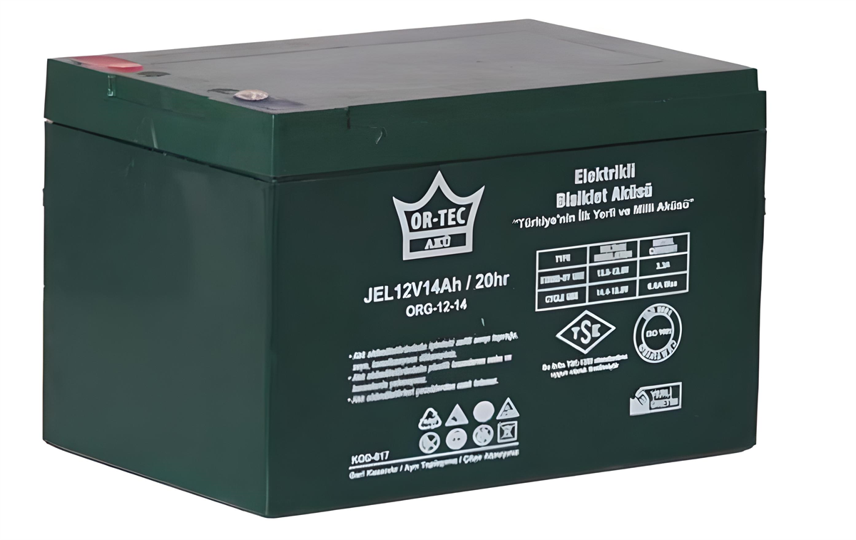 Ortec 12V 14AH DZM 14 Jel Motorsiklet Aküsü 2025 Üretim