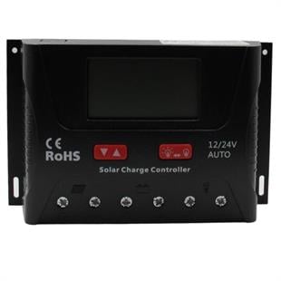 12-24V OTOMATİK 40A PWM Solar Şarj Kontrol Cihazı -  LCD Ekranlı