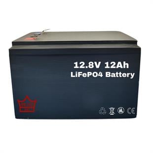 12.8V 12Ah LiFePO4 Batarya - Akülü Araba - UPS Aküsü
