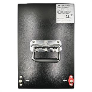 48V 15AH(14 Ah Uyumlu) Lityum LiFePO4 Elektrikli Motosiklet Aküsü - 48V 5A Lityum Şarj Cihazı Seti