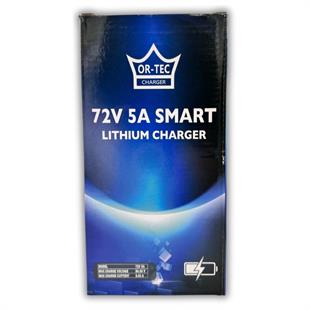 72V 20AH Lityum LiFePO4 Elektrikli Motosiklet Aküsü - 72V 5A Lityum Şarj Aleti Seti