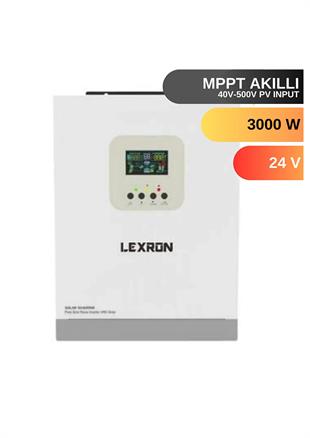 Lexron 24V 3KW 3000VA MPPT Akıllı İnverter HV 40V-450V