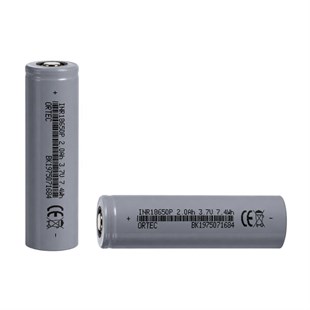 OR-TEC 18650 3.7V 2000mAh 3C Şarj Edilebilir Pil