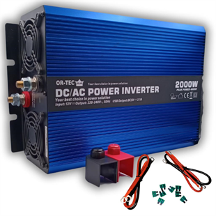 OR-TEC Solar 12 Volt 2000 Watt Tam Sinüs İnverter