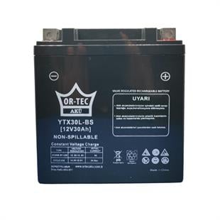Ortec 12V 30Ah (YTX30) Motosiklet - ATV Aküsü 
