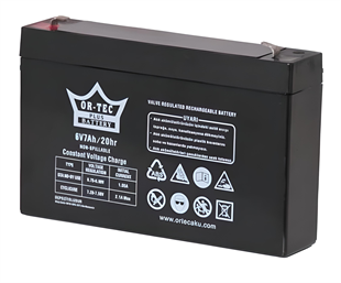 ORTEC 6V 7 AH BAKIMSIZ AKÜ 2023 ÜRETİM